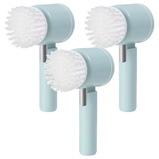 葉子小舖 電動清潔刷 綠色 適用於清潔, 1入, 3個