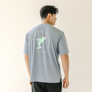 튜브트리 남성용 반팔 래쉬가드 상의 A8206