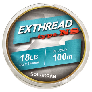 TORAY 東麗 SOLAROAM EXTHREAD TYPE NS 碳纖維線/碳纖線/卡夢線 18LB 100m, 透明, 1捲