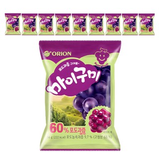 마이구미 포도 젤리, 66g, 10개