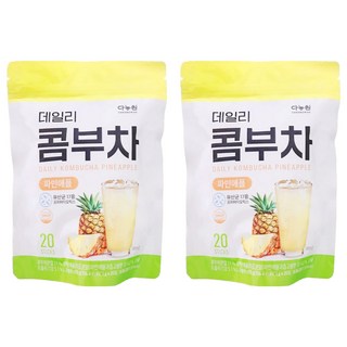 Danongwon 乳酸菌康普茶 鳳梨, 5g, 20個, 2包