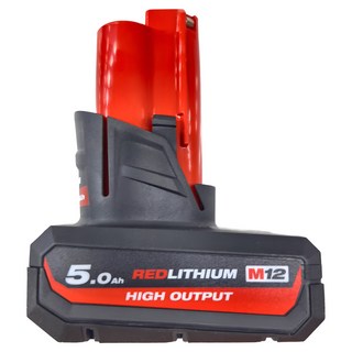 Milwaukee 美沃奇 台灣公司貨 12V高輸出5.0Ah鋰電池 M12 HB5 0.42kg, 1個