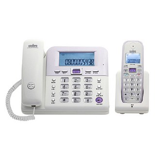 SAMPO 聲寶 2.4GHz高頻數位無線電話 白色, CT-W1103NL