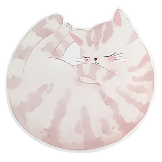 CARD LOVER 信的戀人 貓咪睡覺系列 滑鼠墊, 虎斑, 1個