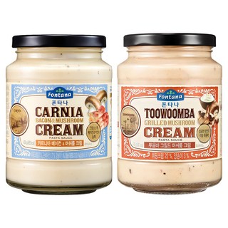 폰타나 카르니아 베이컨 430g + 투움바 그릴드 430g 머쉬룸 크림 파스타 소스, 1세트