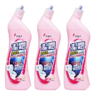 farcent 花仙子 潔霜免刷洗馬桶清潔劑 百花, 500ml, 3瓶