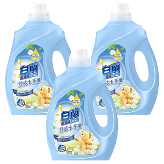 白蘭 含熊寶貝馨香超濃縮洗衣精 質感小蒼蘭, 2.5kg, 3桶