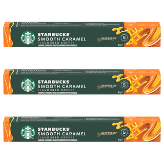 스타벅스 네스프레소 스무스 캐러멜향 캡슐 커피, 5.1g, 10개입, 3개