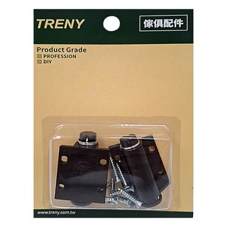 TRENY 圓型單詞櫥櫃門擋 緩衝 防撞 靜音 安全, 1入