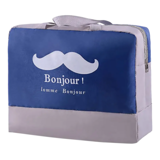 E.City 升級款大容量可折疊旅行拉桿乾濕分離包 尼龍材質