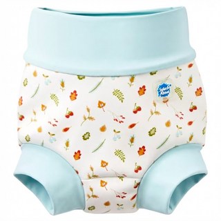 Splash About Happy Nappy Duo 銀離子3D雙層游泳尿布褲 森林小橡果, XL, 1件