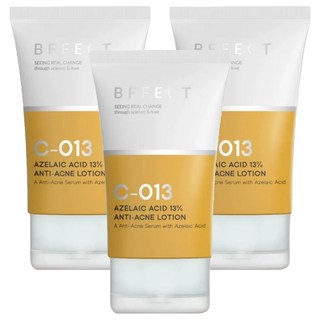 BFFECT 13%杜鵑花酸抗痘精華乳, 30ml, 3條
