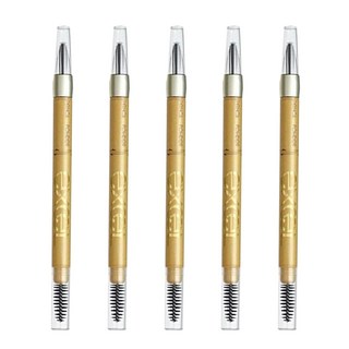 日本 excel 3合1持久造型眉筆, PD13亞麻灰, 5支