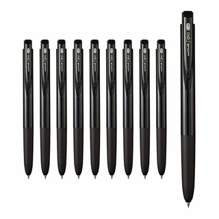 시그노 알티원 노크 젤잉크펜 UMN155 0.38mm, 블랙, 10개