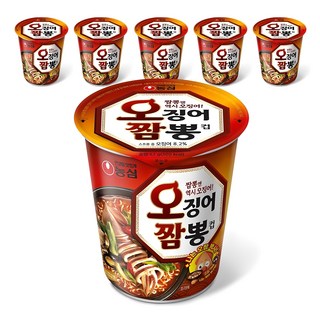 NONGSHIM 農心 碗裝魷魚海鮮湯麵 67g, 6入