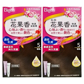 Bigen 美源 花果香快速染髮霜, 5號, 2盒