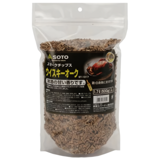 SOTO 威士忌橡木桶煙燻木片, 500g, 1包