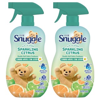 Snuggle 熊寶貝 氣泡柑橘雙倍柔軟織物除臭噴霧 正裝, 2個, 470ml