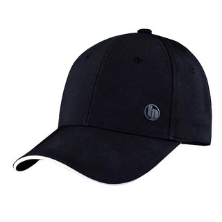 lupeo 彈性夾層大頭圍高爾夫球帽, 黑色, 1個