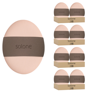 Solone 彈力雙面舒芙蕾海綿/小雞蛋 2個, 4包, 雙面雙色