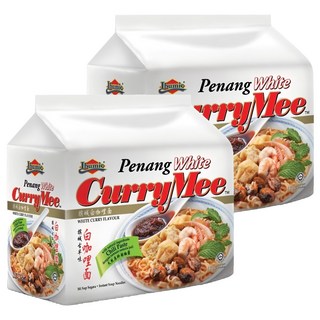 Ibumie 益福 檳城白咖哩湯麵 經濟包 麵條Q彈有勁 辛香料獨特 風味自然美味, 8包