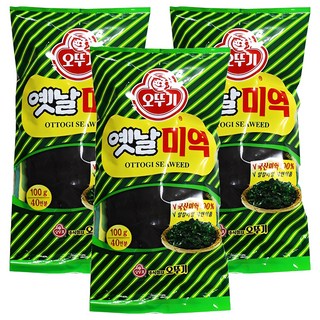오뚜기 옛날 미역, 100g, 3개