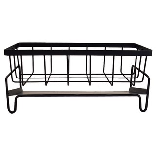 LInox 廚之坊 海綿瀝水架 66-RK-455694 23 x 9 x 11cm 310g, 黑色, 1個