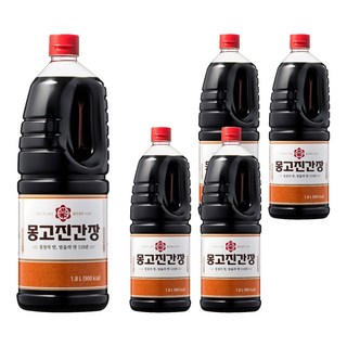 몽고진간장, 1.8L, 5개