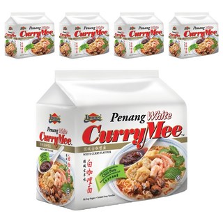 Ibumie 益福 檳城白咖哩湯麵 經濟包 麵條Q彈有勁 口感不軟爛 辛香料獨特 風味自然美味, 20包