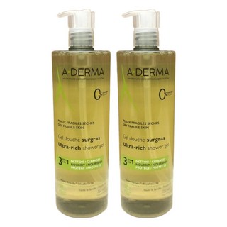 A-DERMA 艾芙美 燕麥泡沫潔膚凝膠 滋潤型, 750ml, 2瓶