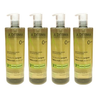 A-DERMA 艾芙美 燕麥泡沫潔膚凝膠 滋潤型, 750ml, 4瓶