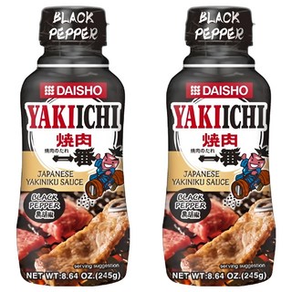 DAISHO 大逸昌 YAKIICHI 黑胡椒烤肉沾醬, 2個, 245g