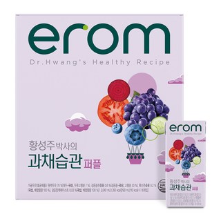 erom 紫色蔬果汁, 190ml, 16入