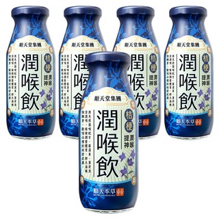 順天本草 潤喉飲, 200ml, 5瓶
