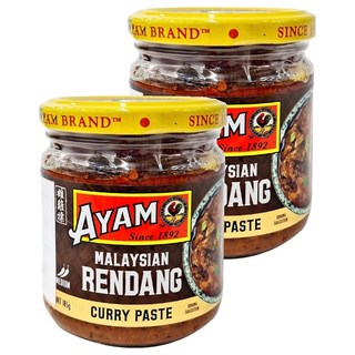 AYAM 雄雞標 馬來西亞 巴東仁當 咖哩醬, 185g, 2罐