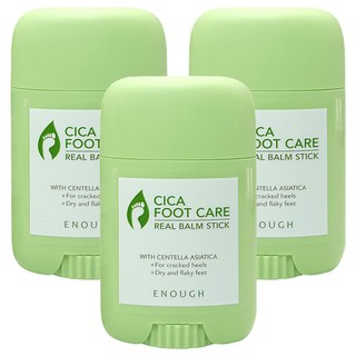 ENOUGH 積雪草護足膏，乾裂腳跟護理, 1入, 3個, 20g