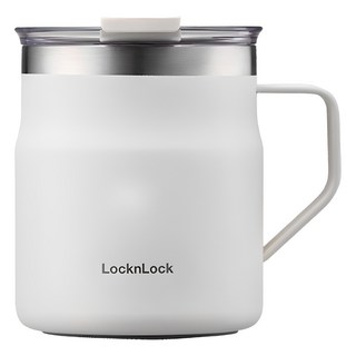 LocknLock 樂扣樂扣 都會馬克咖啡杯, 白色, 355ml, 1個