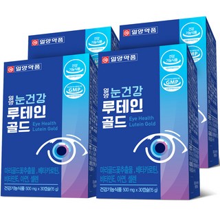 일양약품 눈건강 루테인 골드, 30정, 15g, 4개