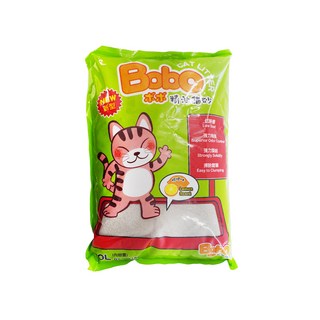 Bobo 細球精油貓砂 低粉塵 強力凝結, 檸檬, 10L, 1包