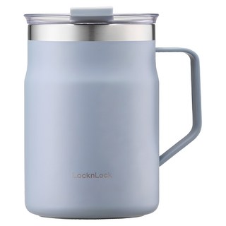 LocknLock 樂扣樂扣 都會馬克咖啡杯, 天藍色, 475ml, 1個
