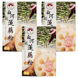 新光洋菜 白河蓮藕粉, 20g, 3盒