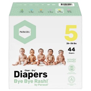 PARASOL Clear + DryTM 新科技水凝尿布 工藝升級版 12~17kg, XL, 44片