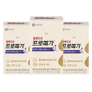 Chong Kun Dang 鍾根堂 rTG Omega 3雙效魚油軟膠囊Plus, 60顆, 3盒