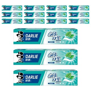 DARLIE 好來 白綠雙星牙膏, 淨白清新, 140g, 15條