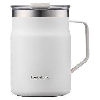 LocknLock 樂扣樂扣 都會馬克咖啡杯, 白色, 475ml, 1個