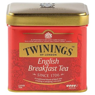 TWININGS 唐寧茶 英倫早餐茶, 100g, 1入, 1罐