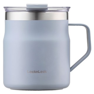 LocknLock 樂扣樂扣 都會馬克咖啡杯, 天藍色, 355ml, 1個
