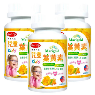 good Life 得意人生 兒童葉黃素嚼錠, 60顆, 3罐