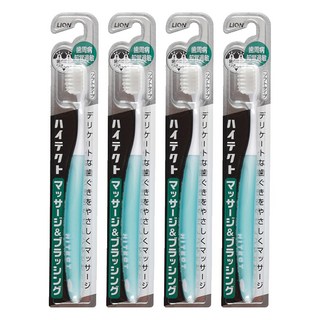 LION 獅王 台灣公司貨 牙周淨護牙刷 成人用 顏色隨機, 1入, 4支