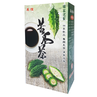 展瑄 苦瓜茶複合茶包 清香甘甜 四季飲品, 2.5g, 30包, 1盒